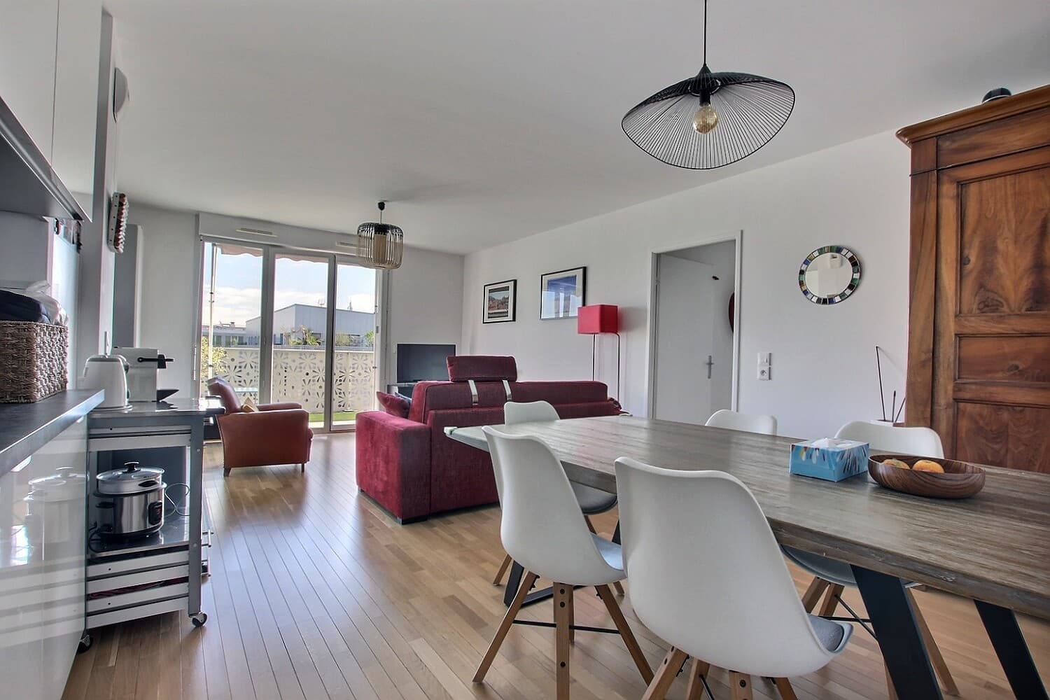 3 pièces de 71 m² avec terrasse — Canal de l'Ourcq, Pantin — photo 3