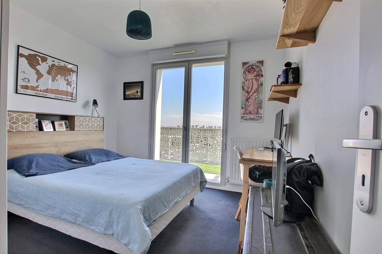 3 pièces de 71 m² avec terrasse — Canal de l'Ourcq, Pantin — photo 4