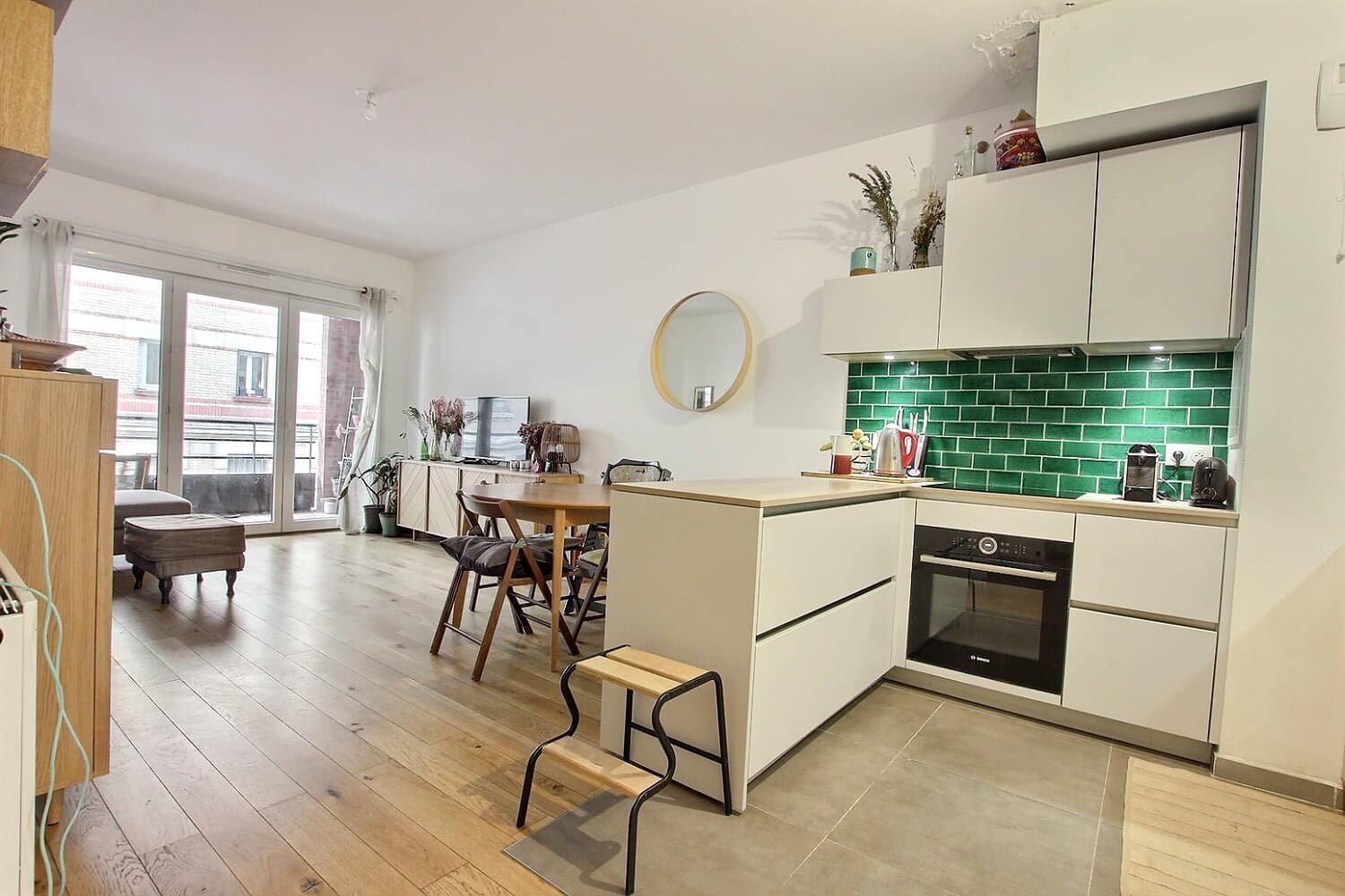 3 pièces de 69 m² avec balcon — Pantin — photo 2