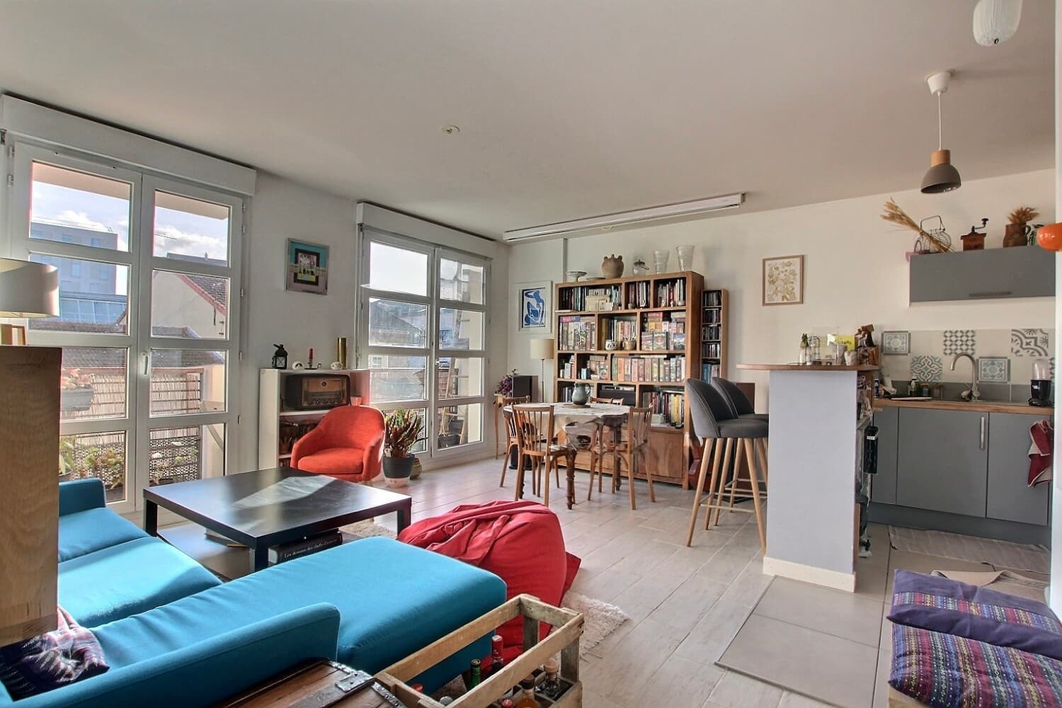 3 pièces de 59 m² — Pantin — photo 3