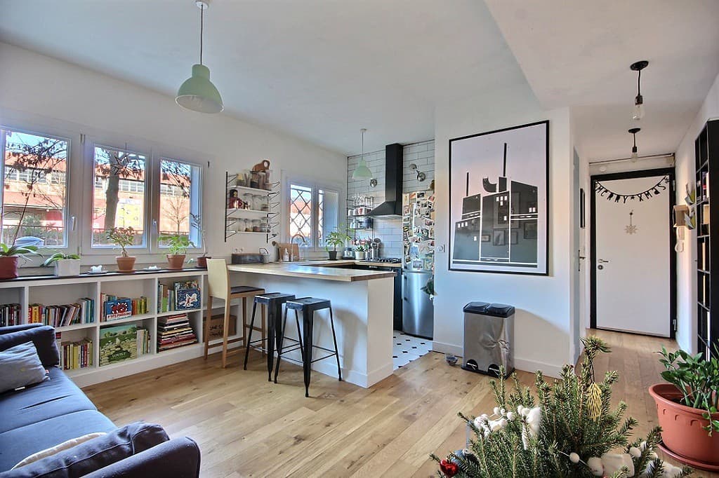 3 pièces de 52 m² — Pantin